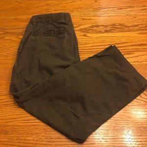 Brown Columbia Capris. Size 8.
